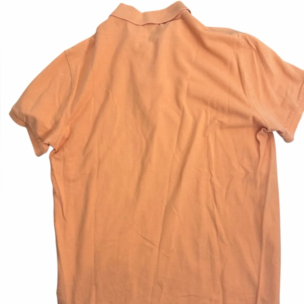 Polo Ralph Lauren Orange Polo Shirt Men’s Large Custom Fit‎ Cotton
